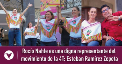 Rocío Nahle es una digna representante del movimiento de la 4T: Esteban Ramírez Zepeta